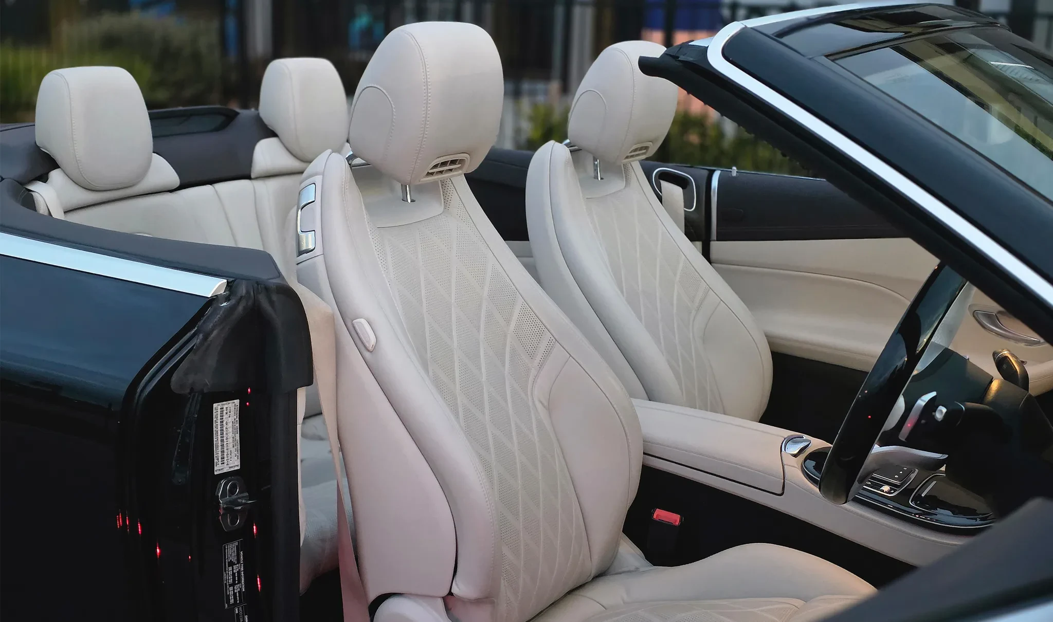 Mercedes-Benz E-Class Convertible chauffeur vehicle
