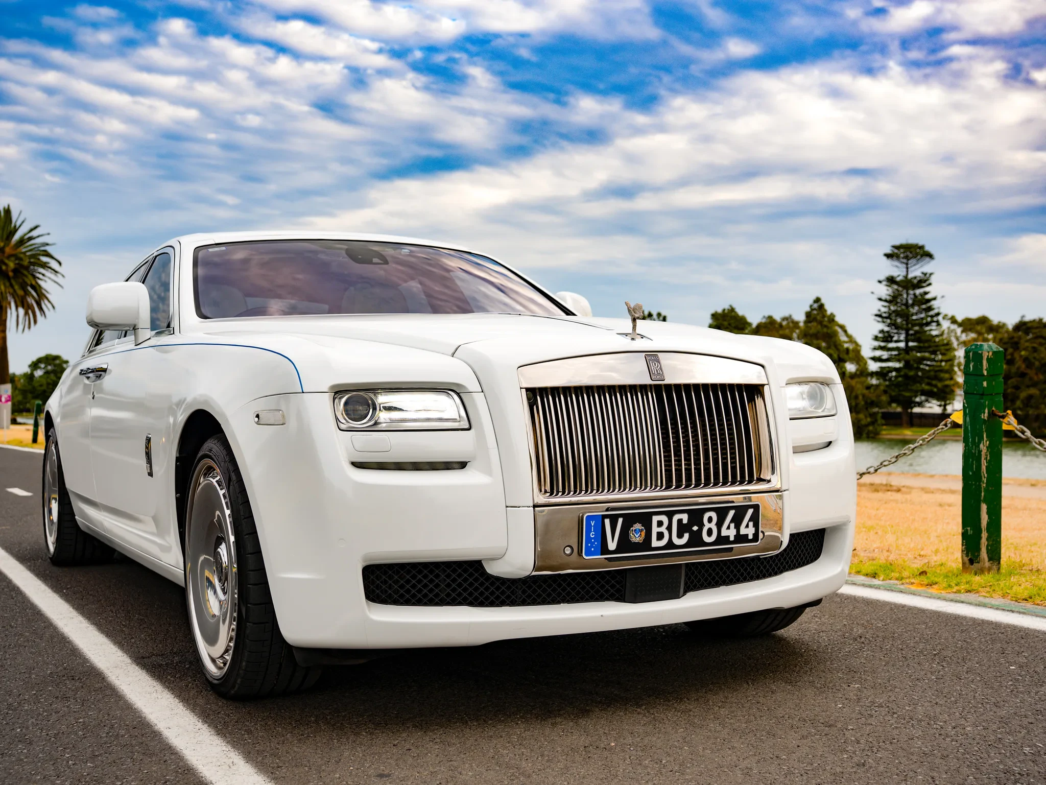 Rolls-Royce Ghost ready for special event chauffeur arrival